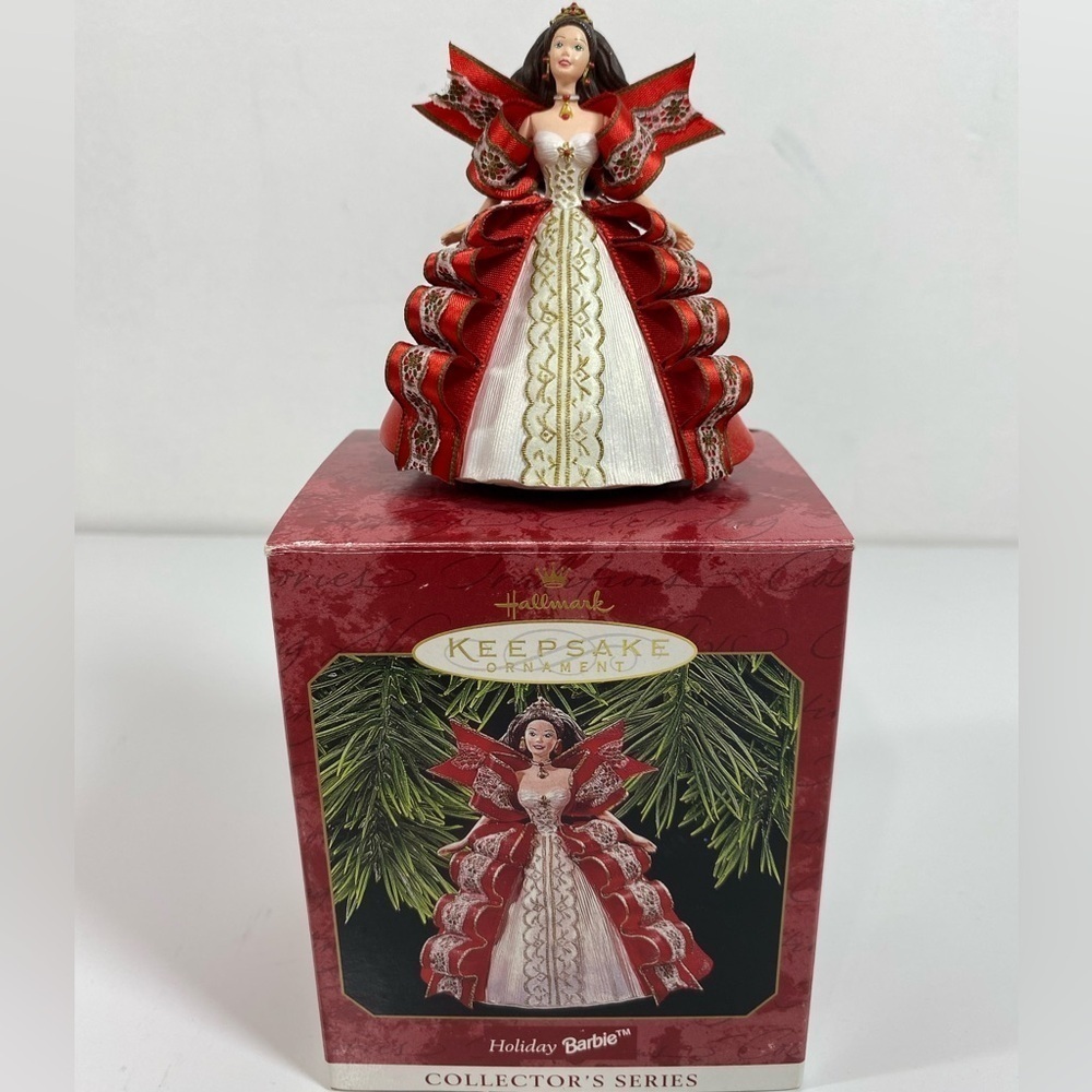 Hallmark Celebration Barbie collectors series 1997 Keepsake Holiday Ornament